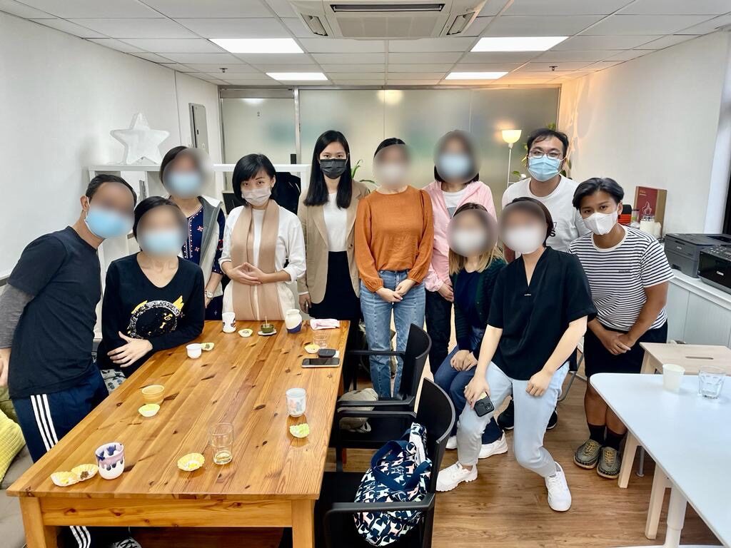 Wellness workshop of mindful walking and tea meditation