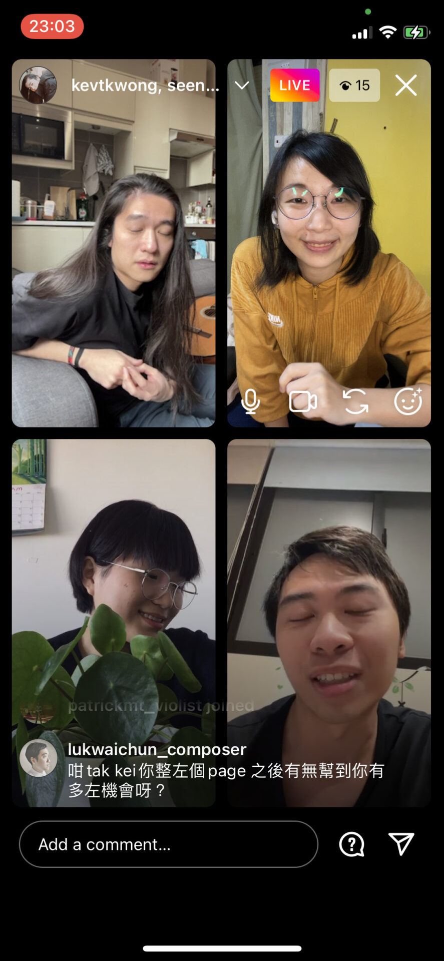 In a dialogue with composers